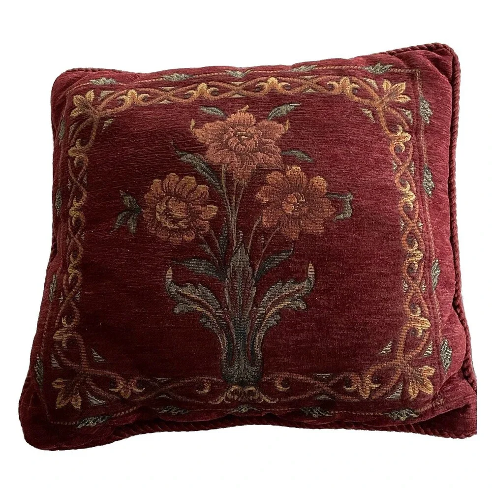 Unbranded Floral Tapestry Pillow 15